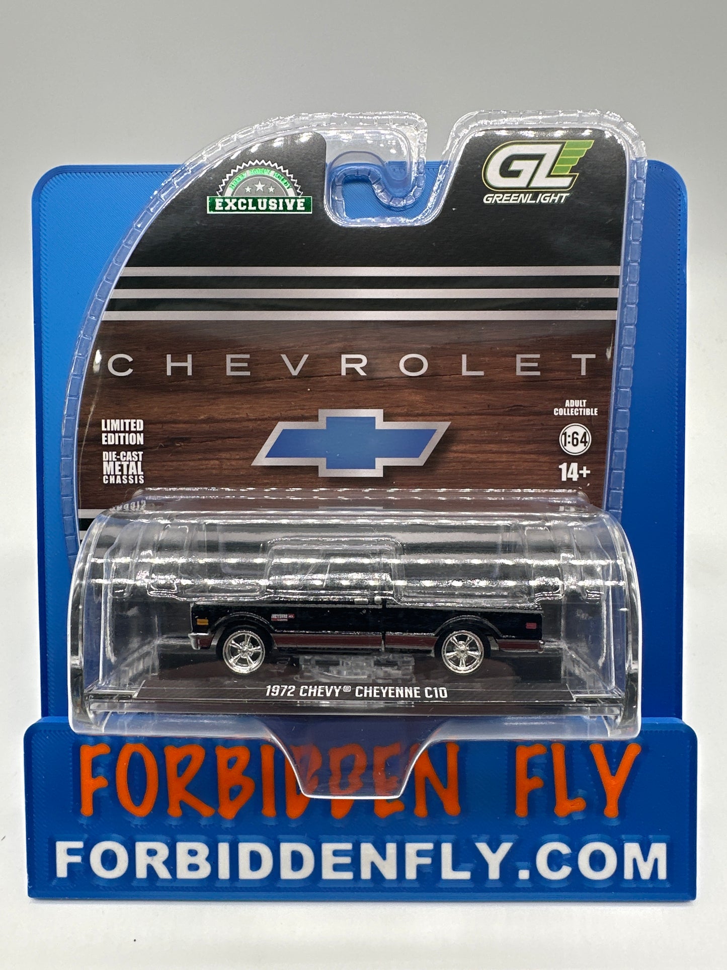 GreenLight - 2025 Hobby Exclusive - #30546 - 1972 Chevy Cheyenne C10 - Black - Regular Edition