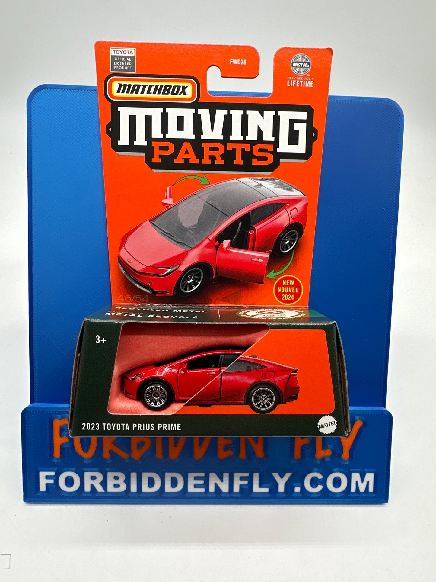 Matchbox Moving Parts Series 2024 - 2023 Toyota Prius Prime - Red