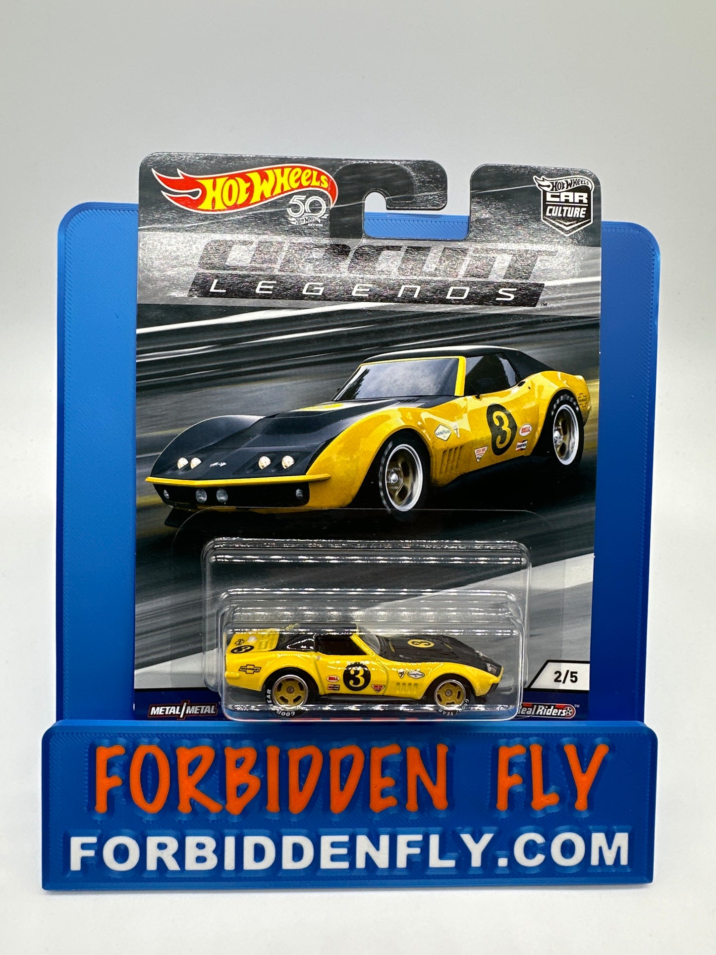 Hot Wheels Car Culture Premium - Circuit Legends Series Single - #2/5 - ‘69 Copo Corvette