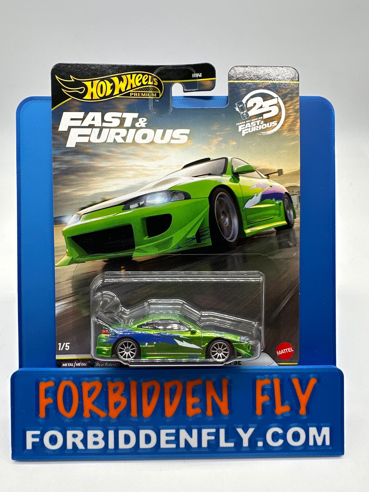Hot Wheels Premium - 2026 Fast & Furious - 25 Years Of Fast & Furious Single #1/5 - 1995 Mitsubishi Eclipse (Chase)
