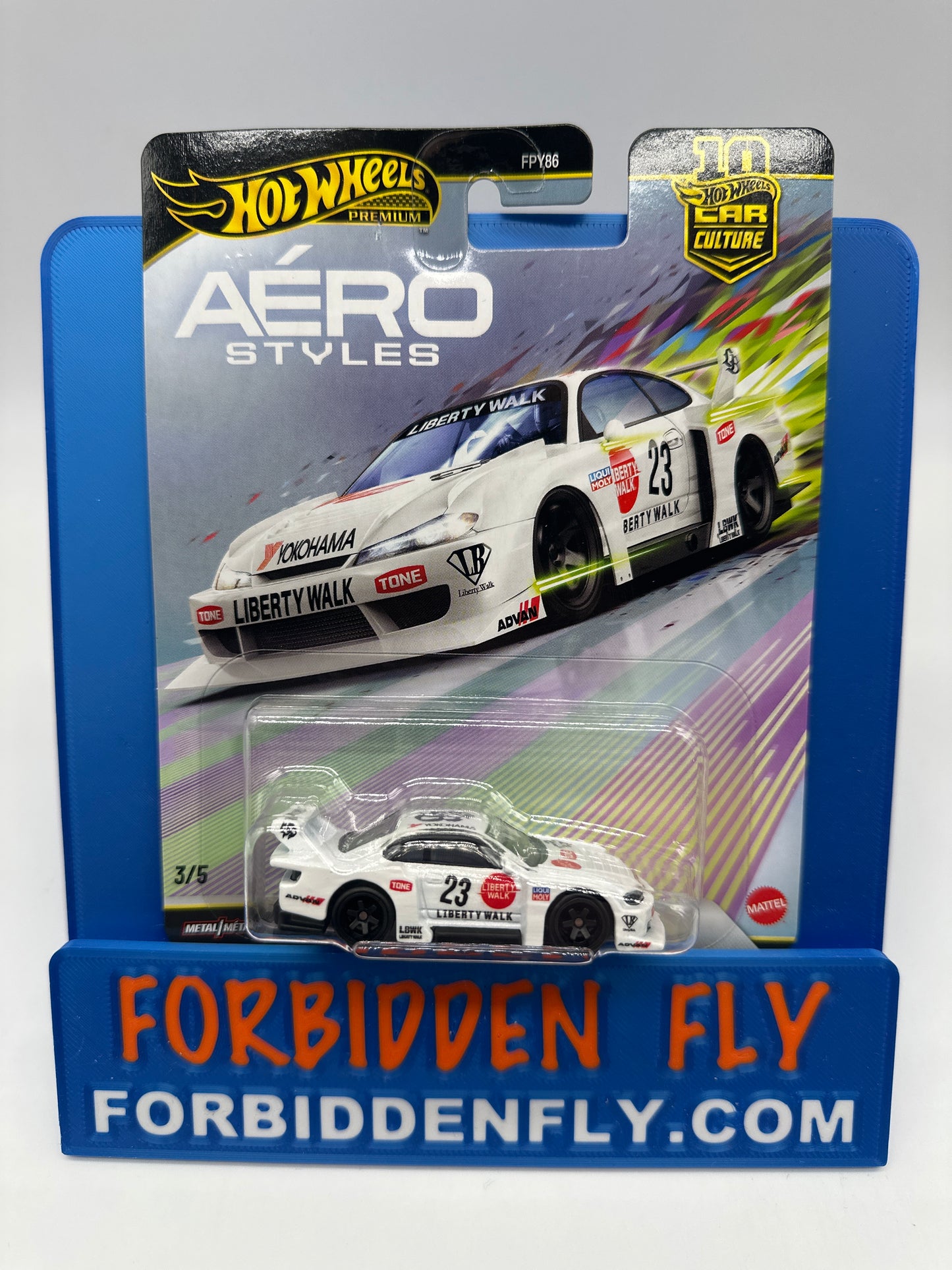 Hot Wheels Car Culture Premium - 2026 Aero Styles Series Single - #3/5 LB Super Silhouette Nissan Silvia (S15)