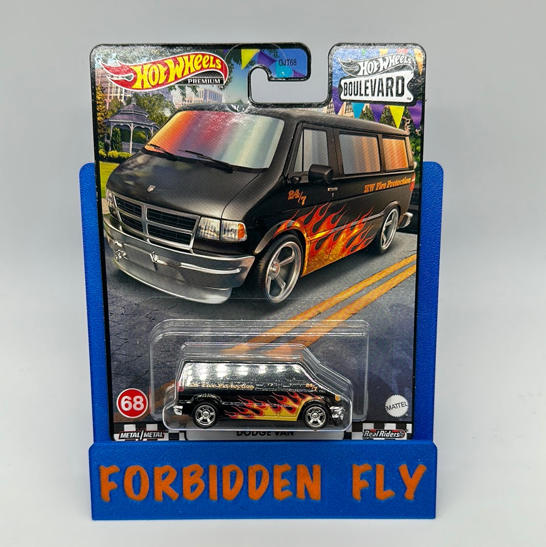 Hot Wheels Boulevard Single - #68 - Dodge Van (HW Fire Protection)