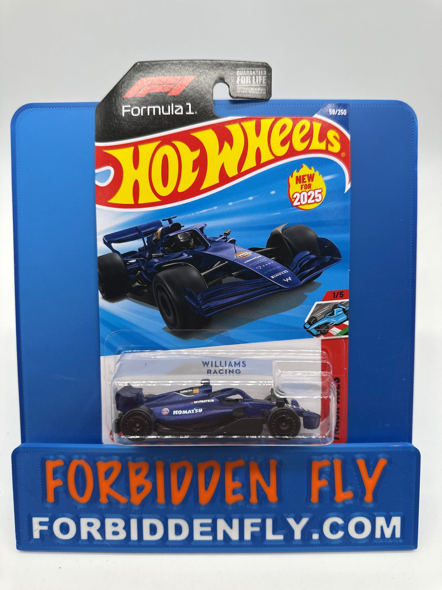 Hot Wheels 2025 E/F Case - Formula 1 Racing - Williams Racing