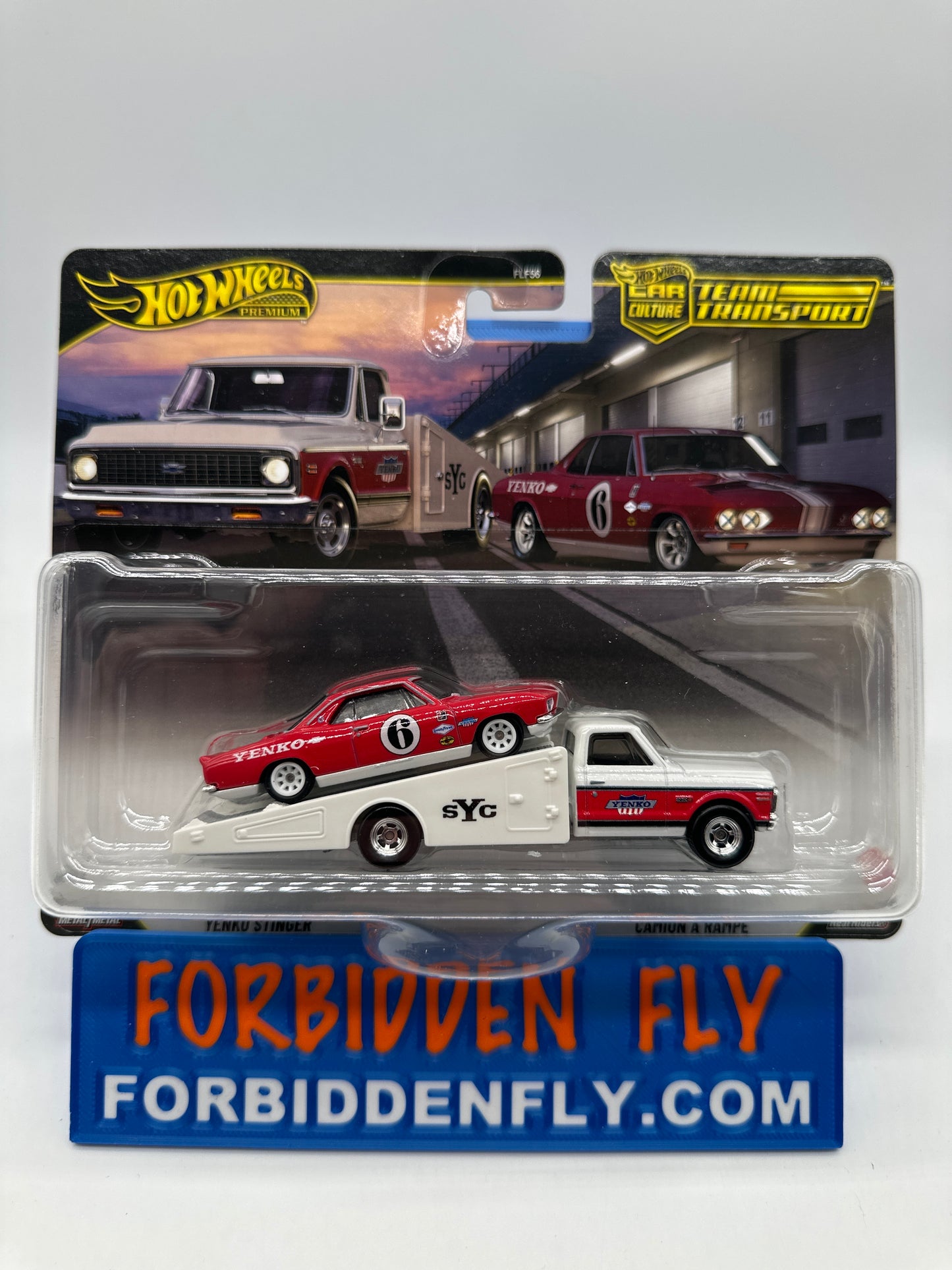 Hot Wheels Car Culture Team Transport - #91 - ‘66 Chevrolet Corvair Yenko Stinger & ‘72 Chevy Ramp Truck