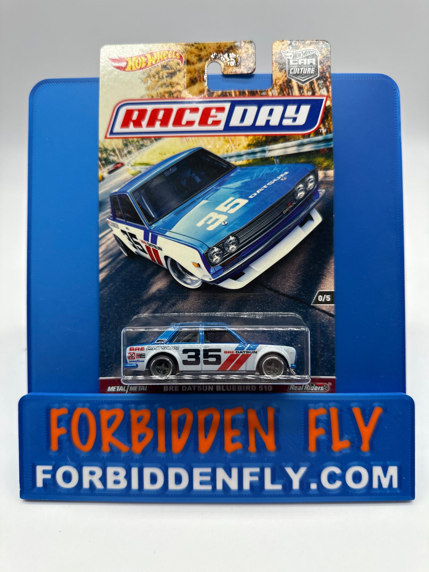 Hot Wheels Car Culture Premium - Race Day Series Single - #0/5 Chase - Bre Datsun Bluebird 510