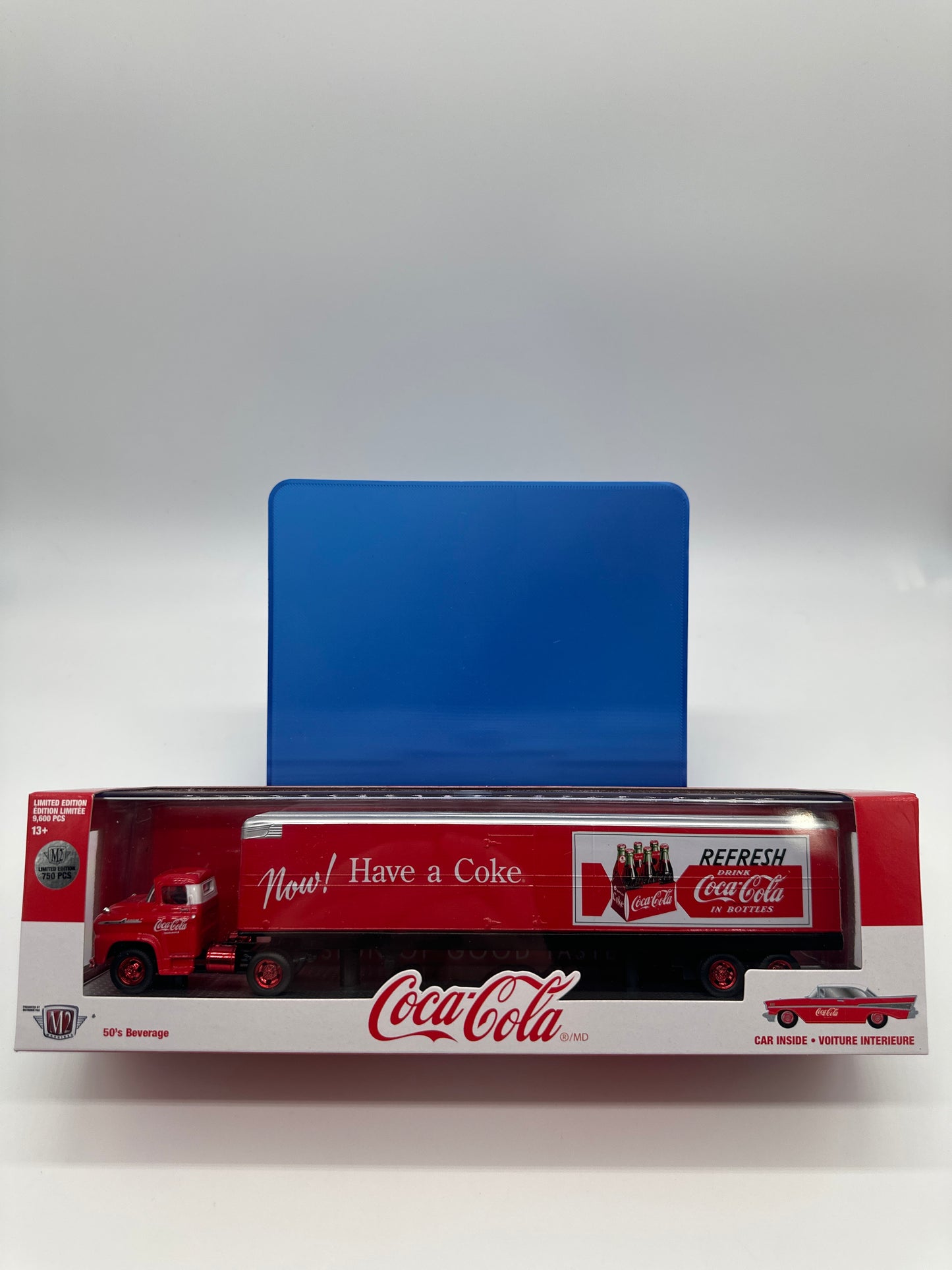 M2 Machines Hauler - Coca Cola Series - 1958 Chevrolet Spartan LCF & 1957 Chevrolet Bel Air - Chase