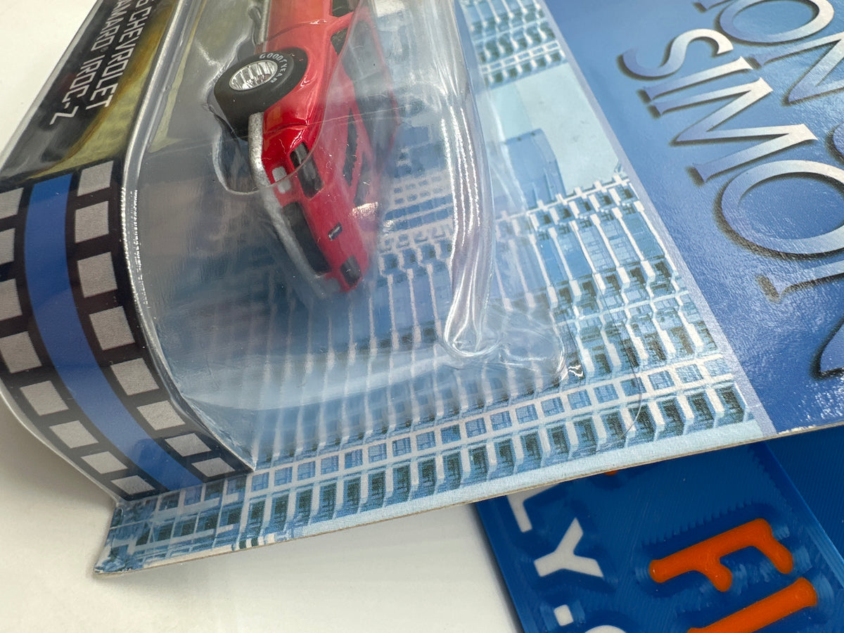 Hot Wheels 2013 Retro Entertainment Premium Single - Simon & Simon - 1985 Chevrolet Camaro IROC-Z (Movie Reel Packaging)