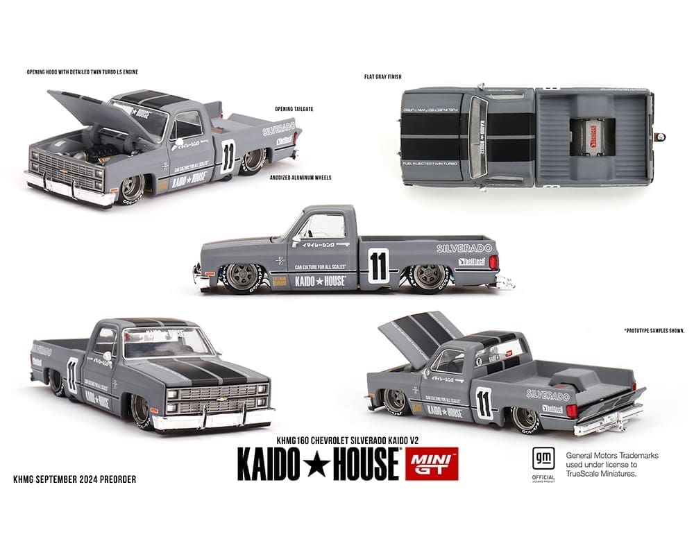Kaido House (x MiniGT) - Regular #160 - Chevrolet Silverado Kaido V2
