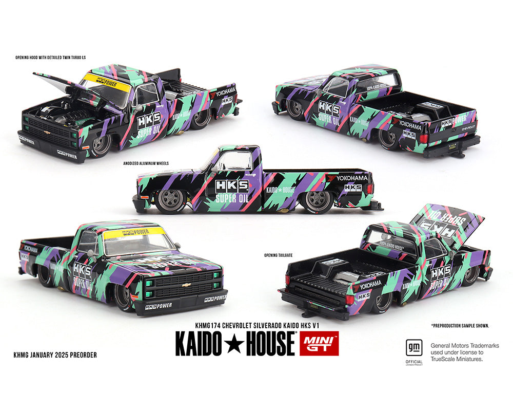 Kaido House (x MiniGT) - Regular #174 - Chevrolet Silverado Kaido HKS V1