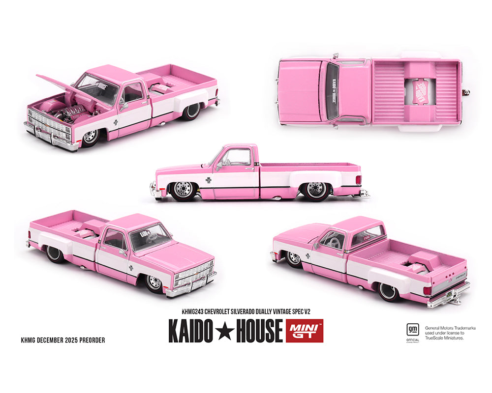 Kaido House (x MiniGT) - Regular #243 - Chevrolet Silverado Dually Vintage Spec V2