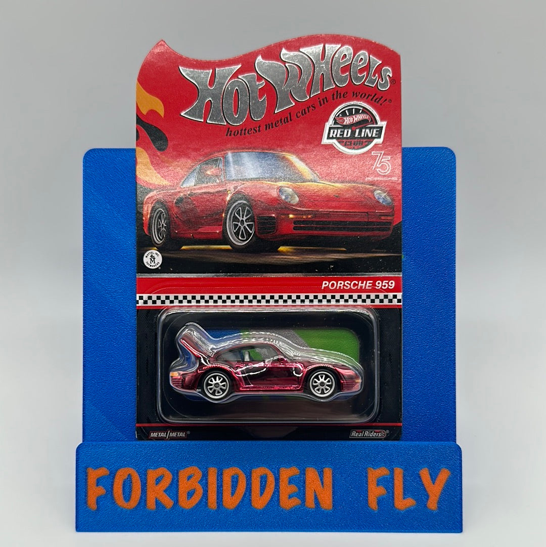 Hot Wheels RLC Red Line Club - 2023 Release - Red Porsche 959