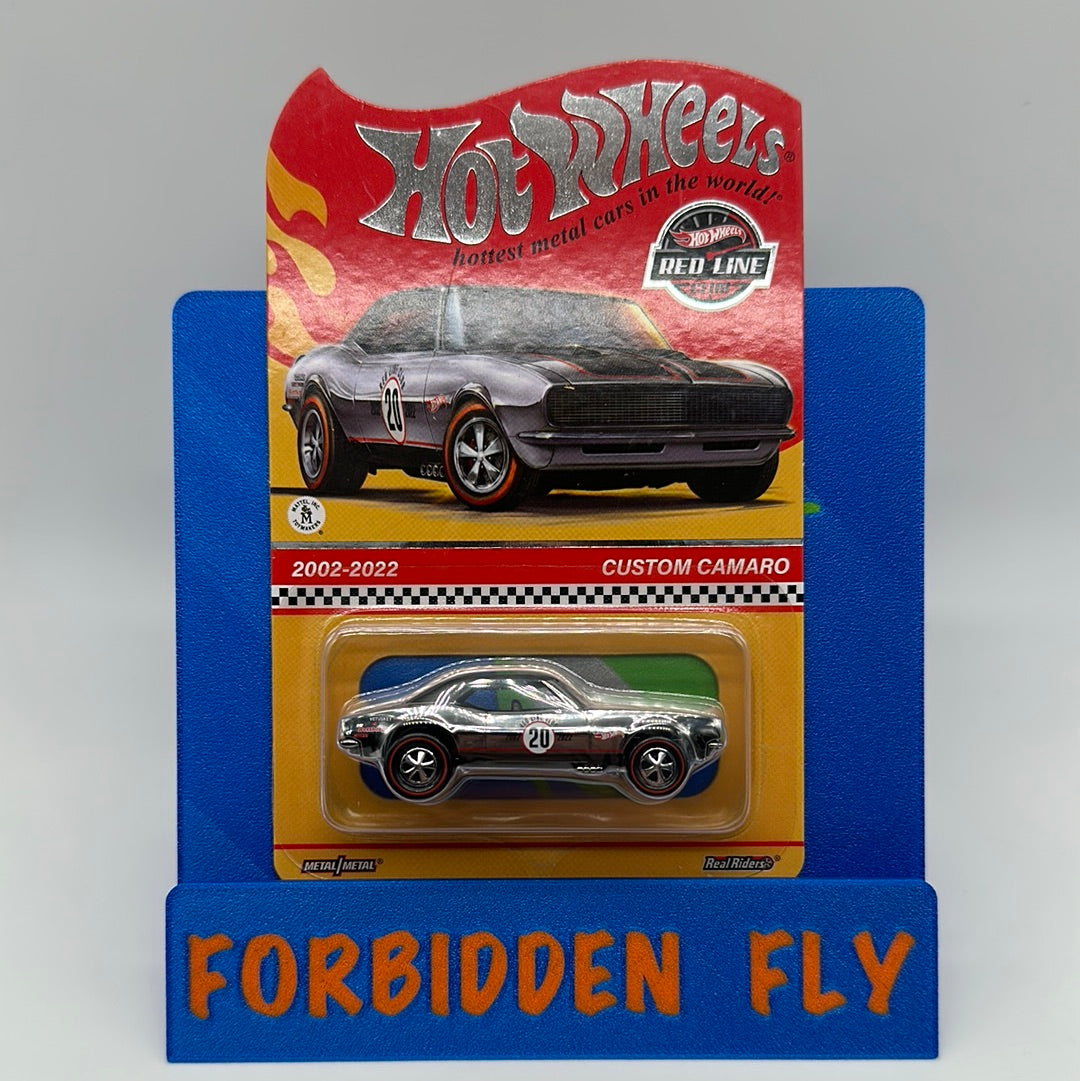 Hot Wheels RLC Red Line Club - 2022 Release - Chrome Custom Camaro