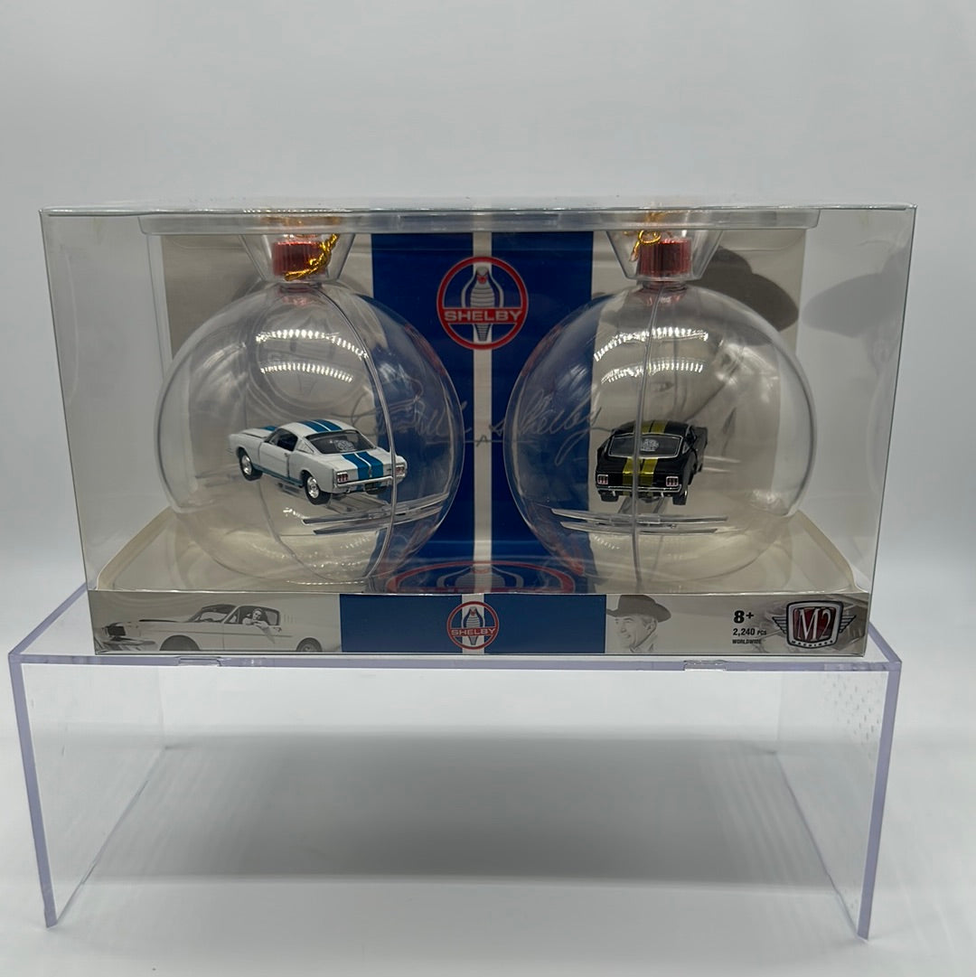 M2 Machines - 2022 Christmas Ornaments 2 Pack - Shelby Mustang GT 350