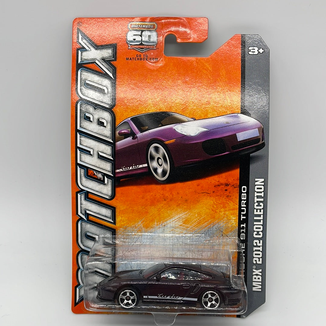 Matchbox - 2013 Mainline - Porsche 911 Turbo - Purple - # 106/120