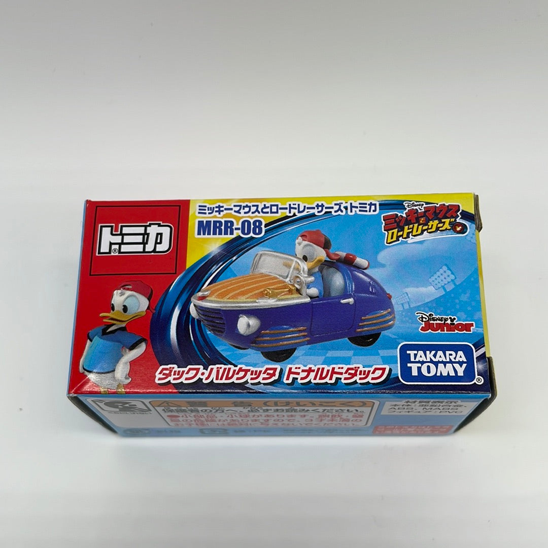Tomica (Takara Tomy) - Disney Mickey Mouse And Road Racers Series - Donald Duck Barchetta #MRR-08