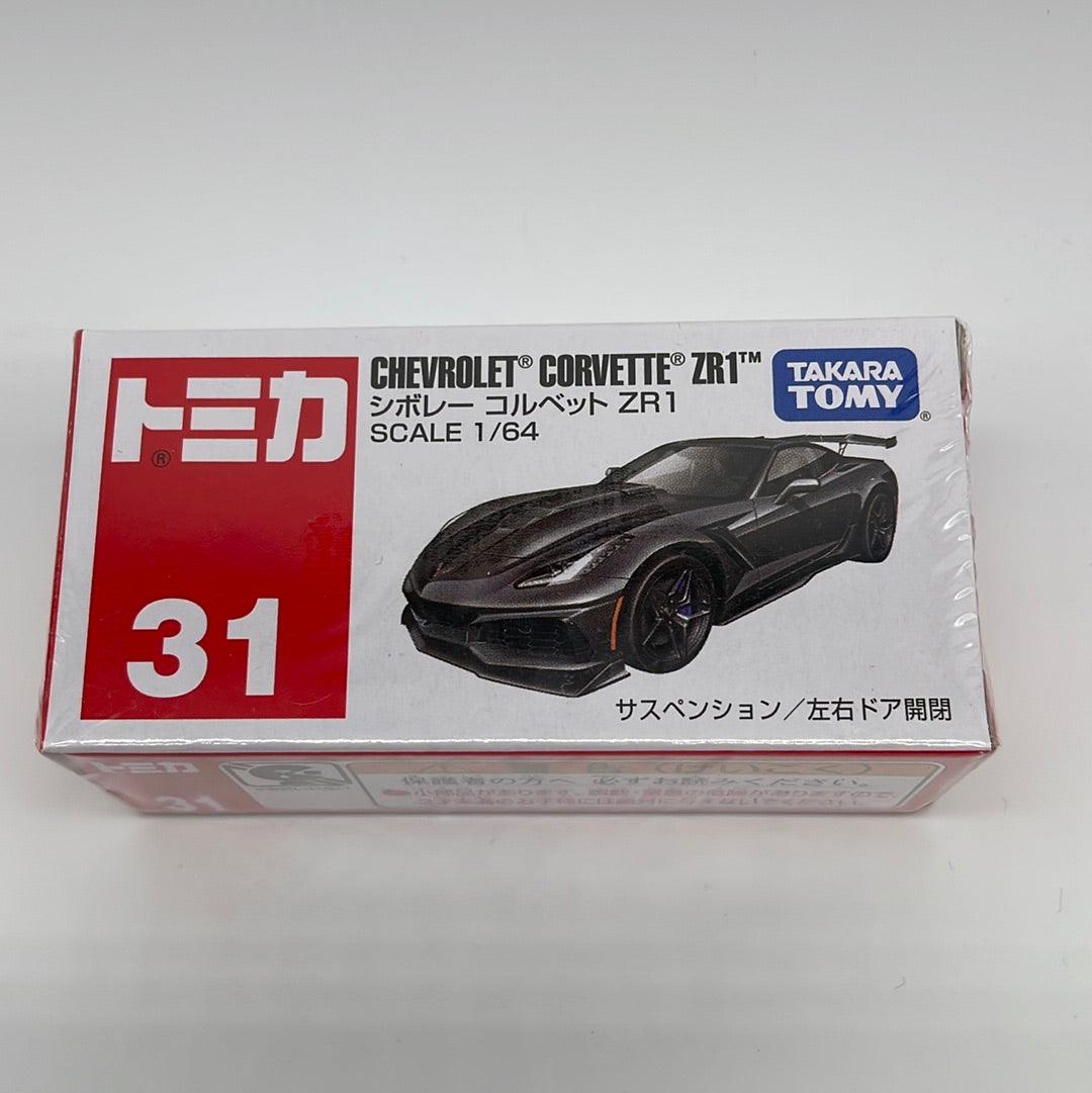 Tomica (Takara Tomy) - Standard - #31 - Chevrolet Corvette ZR1 - Black