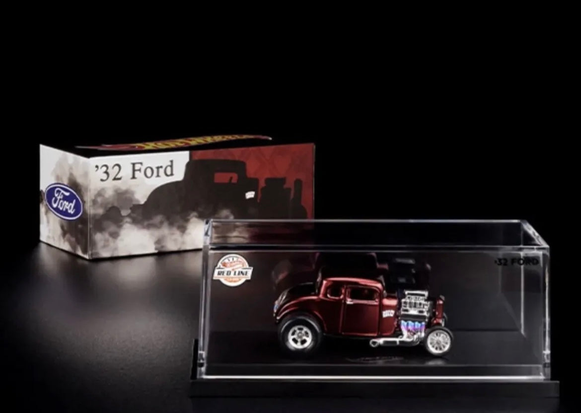 Hot Wheels RLC Red Line Club - 2022 Release - ‘32 Ford - Red