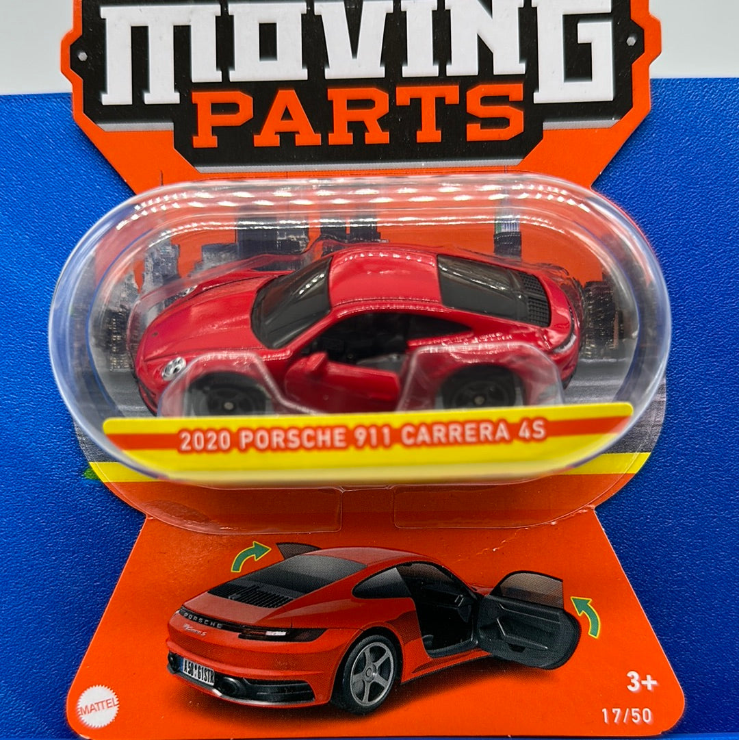 Matchbox Moving Parts Series - 2020 Porsche 911 Carrera 4S - Red