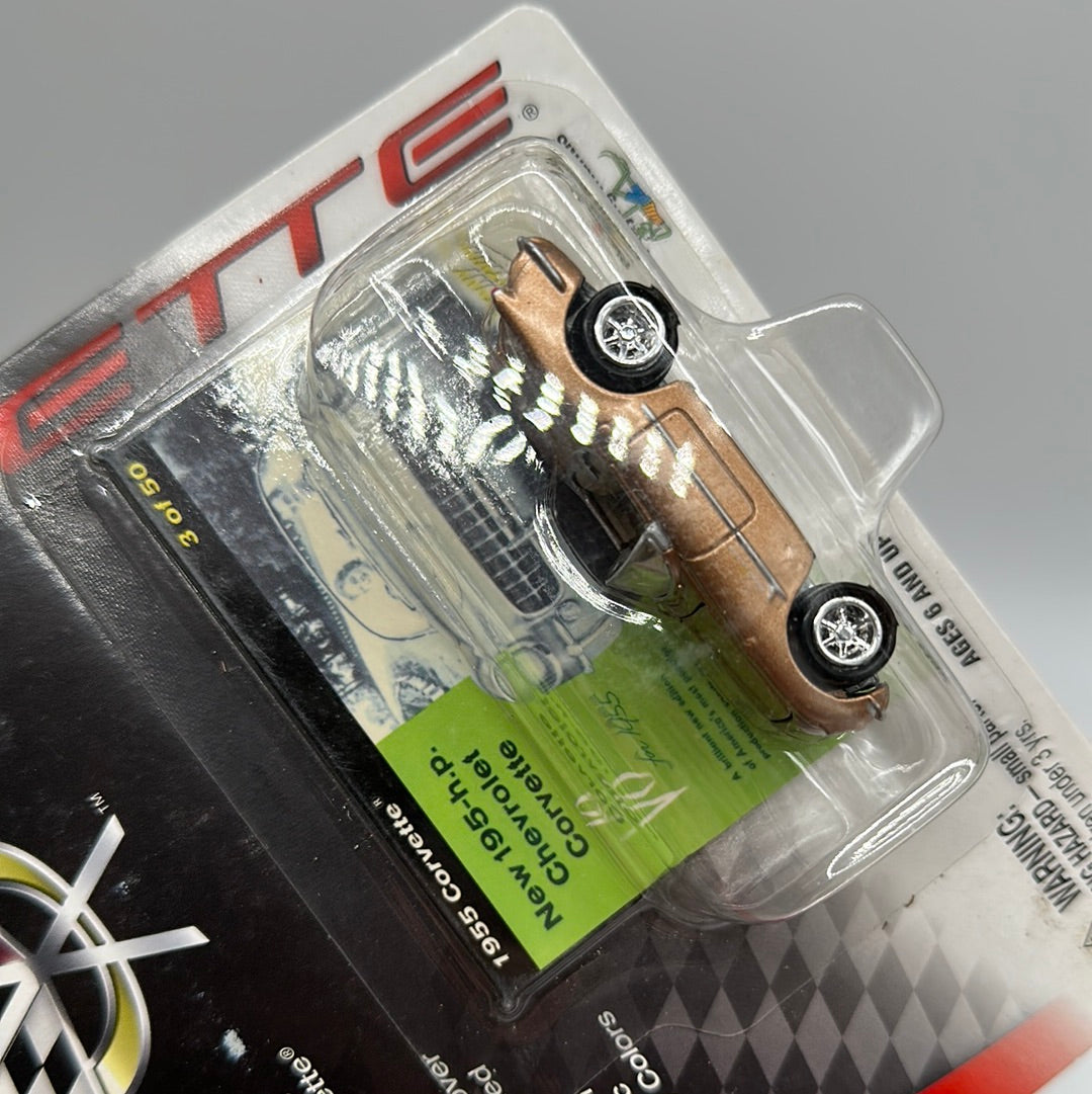 Johnny Lightning - Corvette Series - 1955 Corvette - Gold