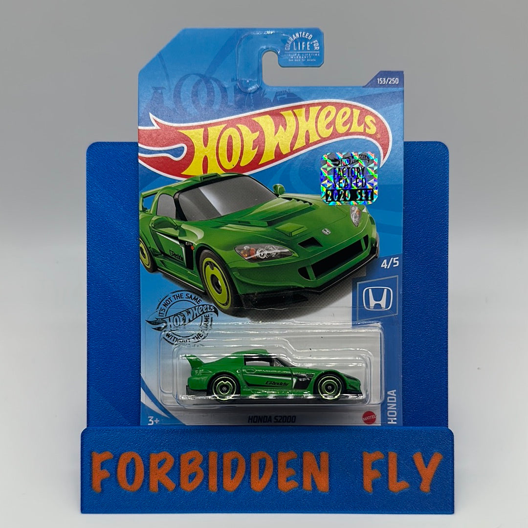 Hot Wheels Mainline - Factory Stickered 2020 N Case - Green Honda S2000