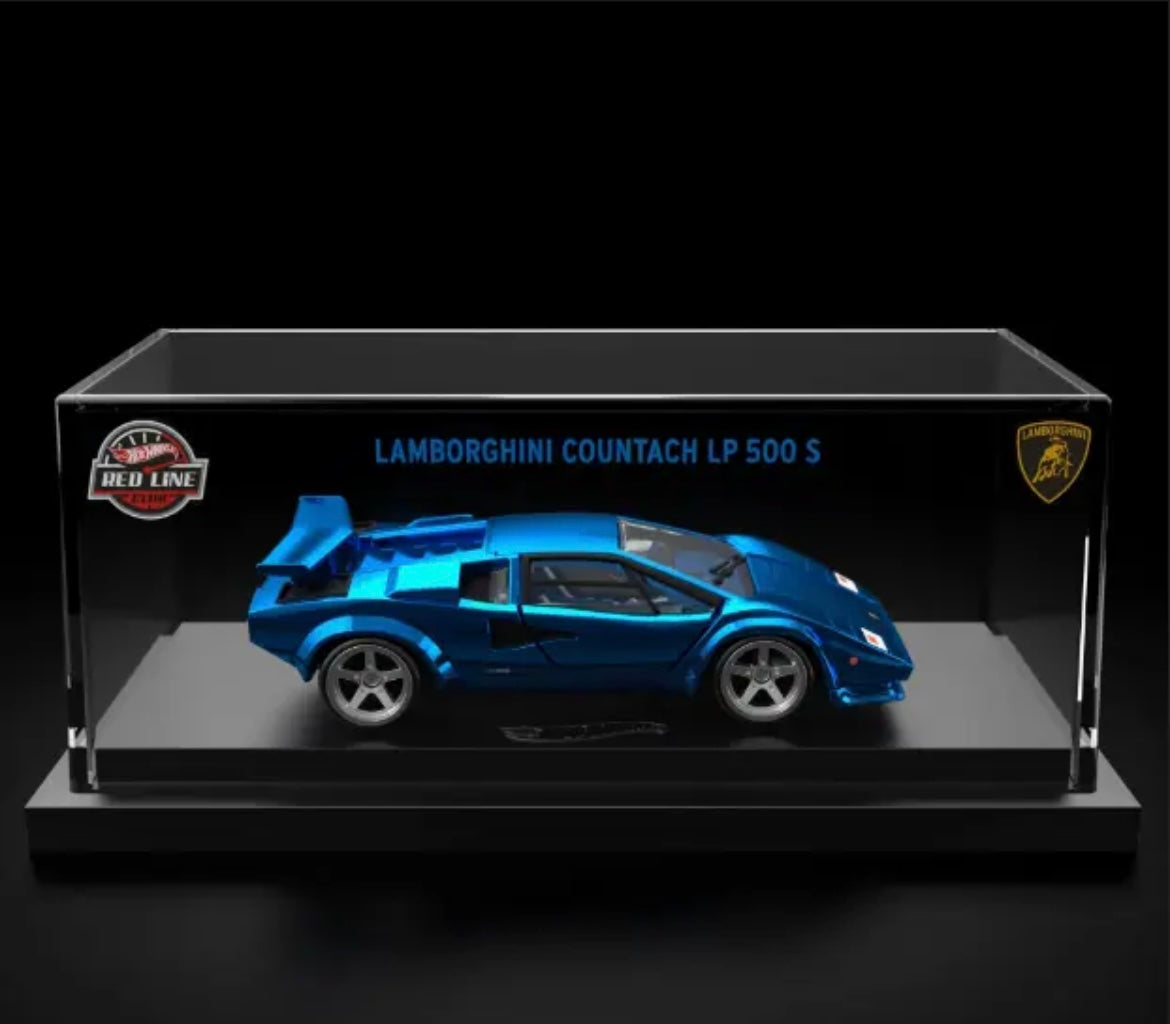 Hot Wheels RLC Red Line Club - 2022 Selections Series - ‘82 Lamborghini Countach LP 500 S - Blue
