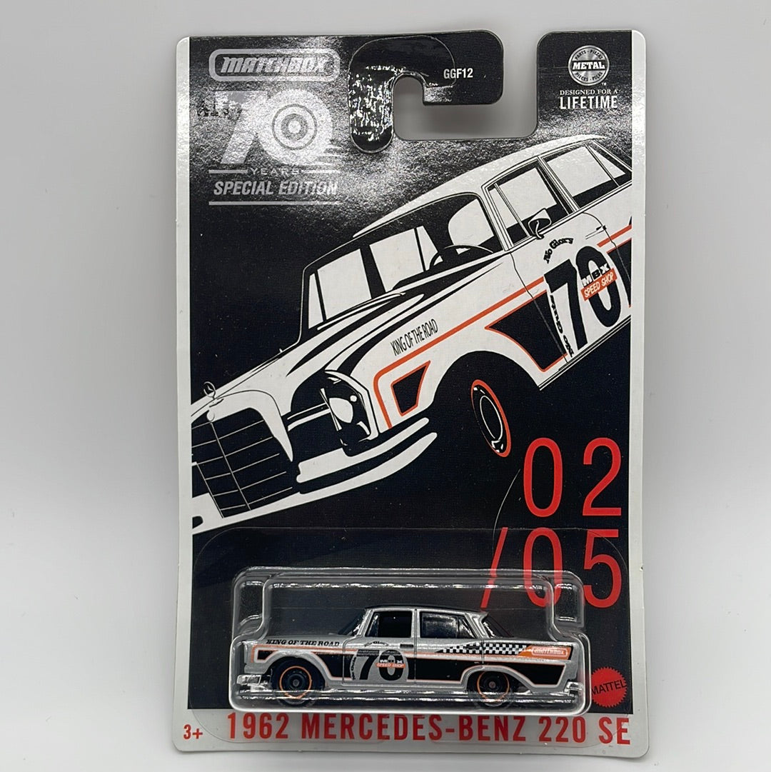 Matchbox - 2023 70 Years Special Edition - 1962 Mercedes-Benz 220 SE - # 02/05