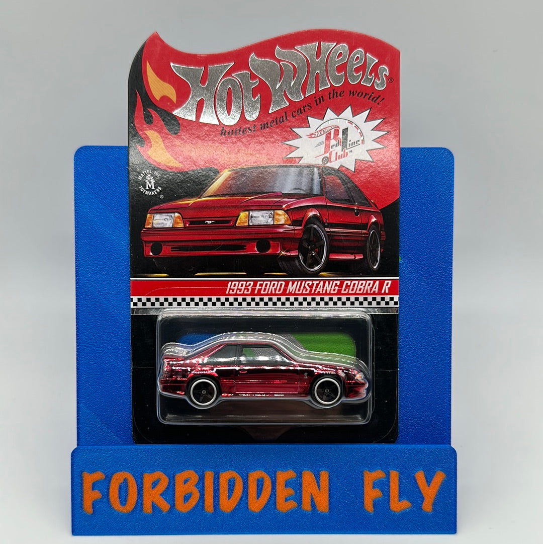 Hot Wheels RLC Red Line Club - 2021 Release - Red 1993 Ford Foxbody Mustang Cobra R