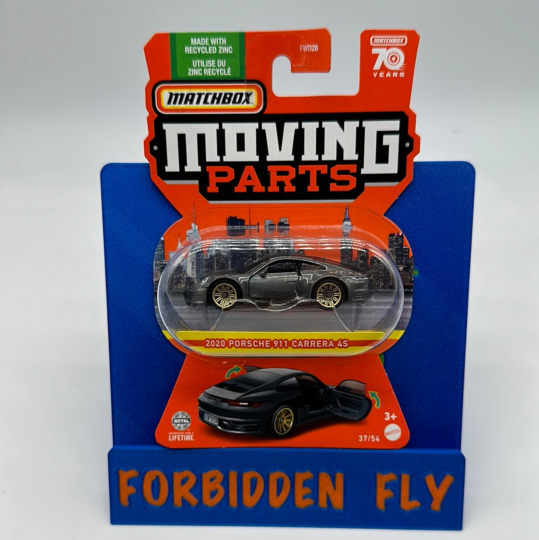 Matchbox Moving Parts Series - 2020 Porsche 911 Carrera 4S - Silver