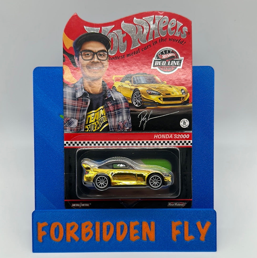 Hot Wheels RLC Red Line Club - 2022 Release - Gold Ryu Asada Honda S2000