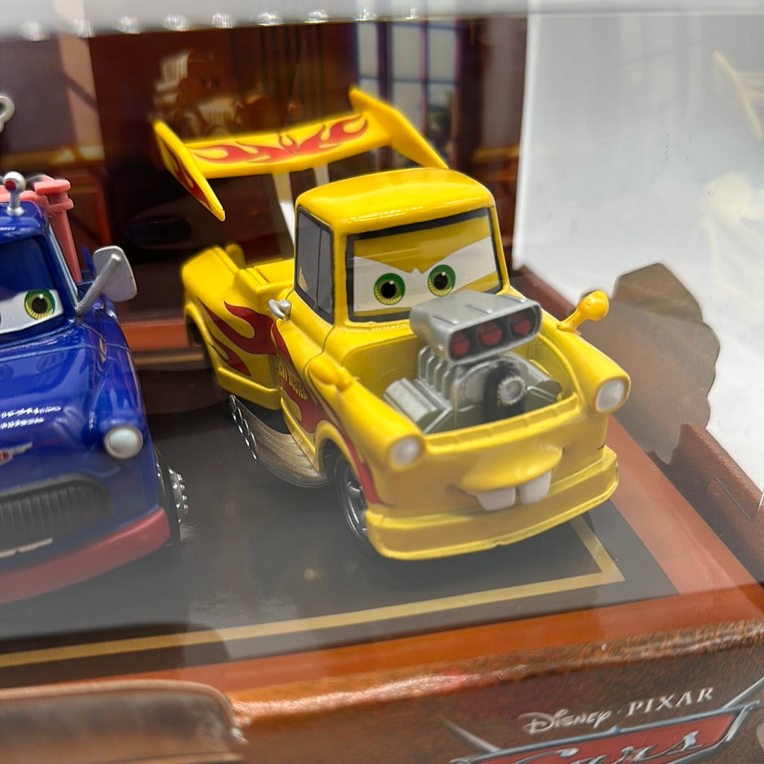 Disney Pixar Cars Movie - Disney Store Parks Exclusive - Mater-Rama Diecast (Three) 3 Pack - Taco Mater, Ivan, Drag Mater