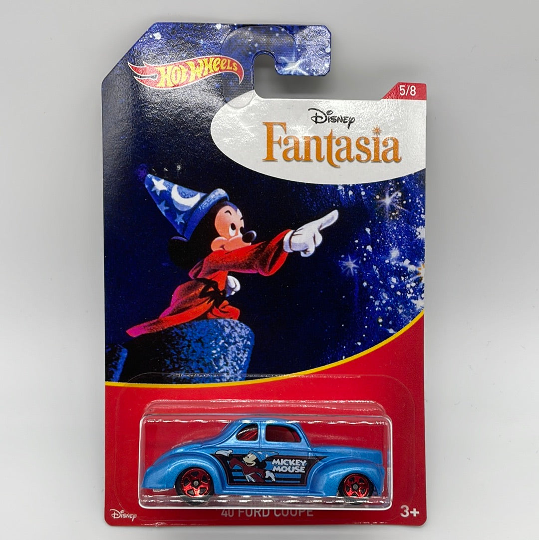 Hot Wheels 2018 Wal Mart Exclusive Disney Series - ‘40 Ford Coupe - Fantasia - # 5/8