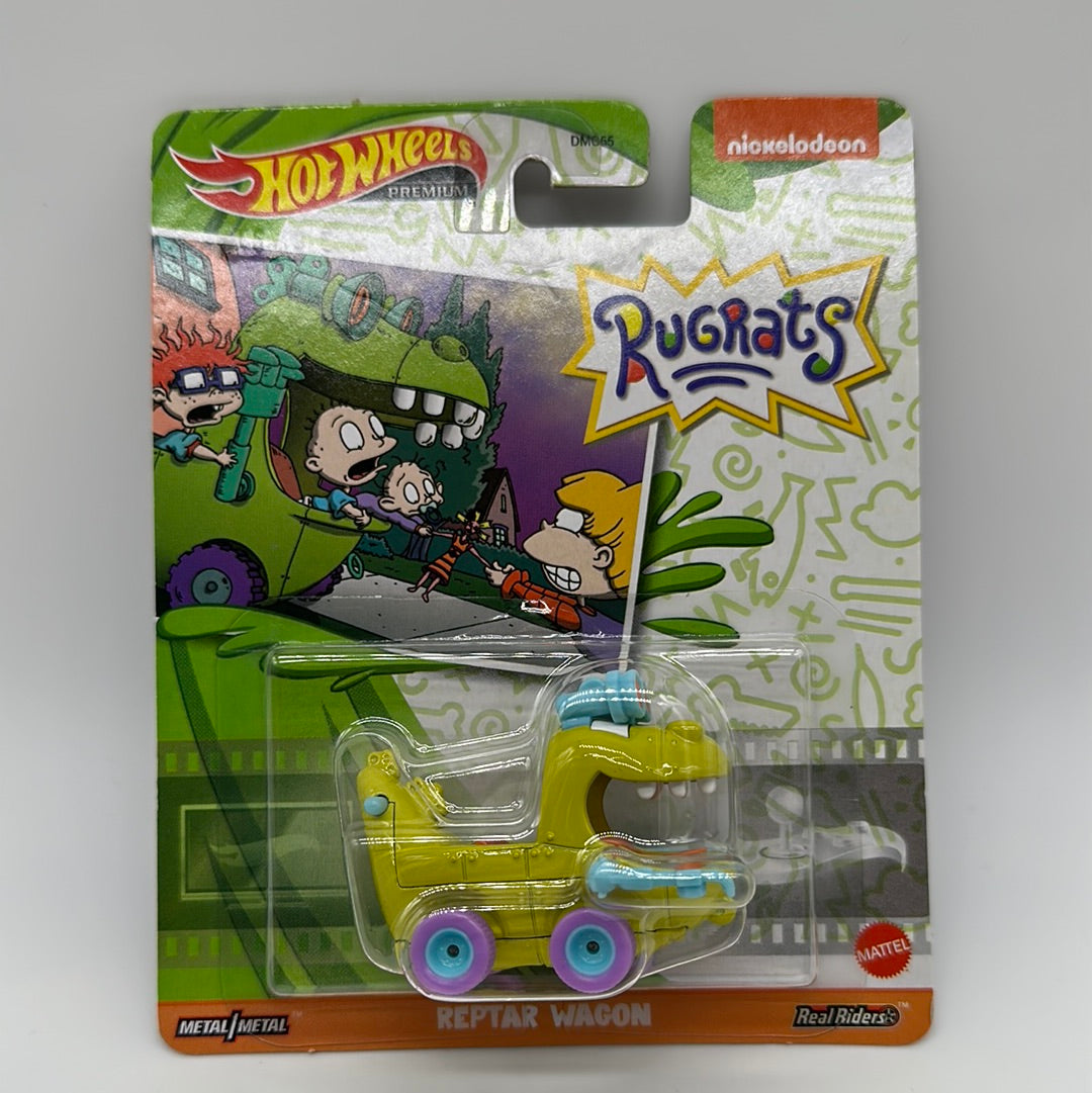 Hot Wheels 2023 Retro Entertainment Premium Single - Nickelodeon Rugrats Reptar Wagon