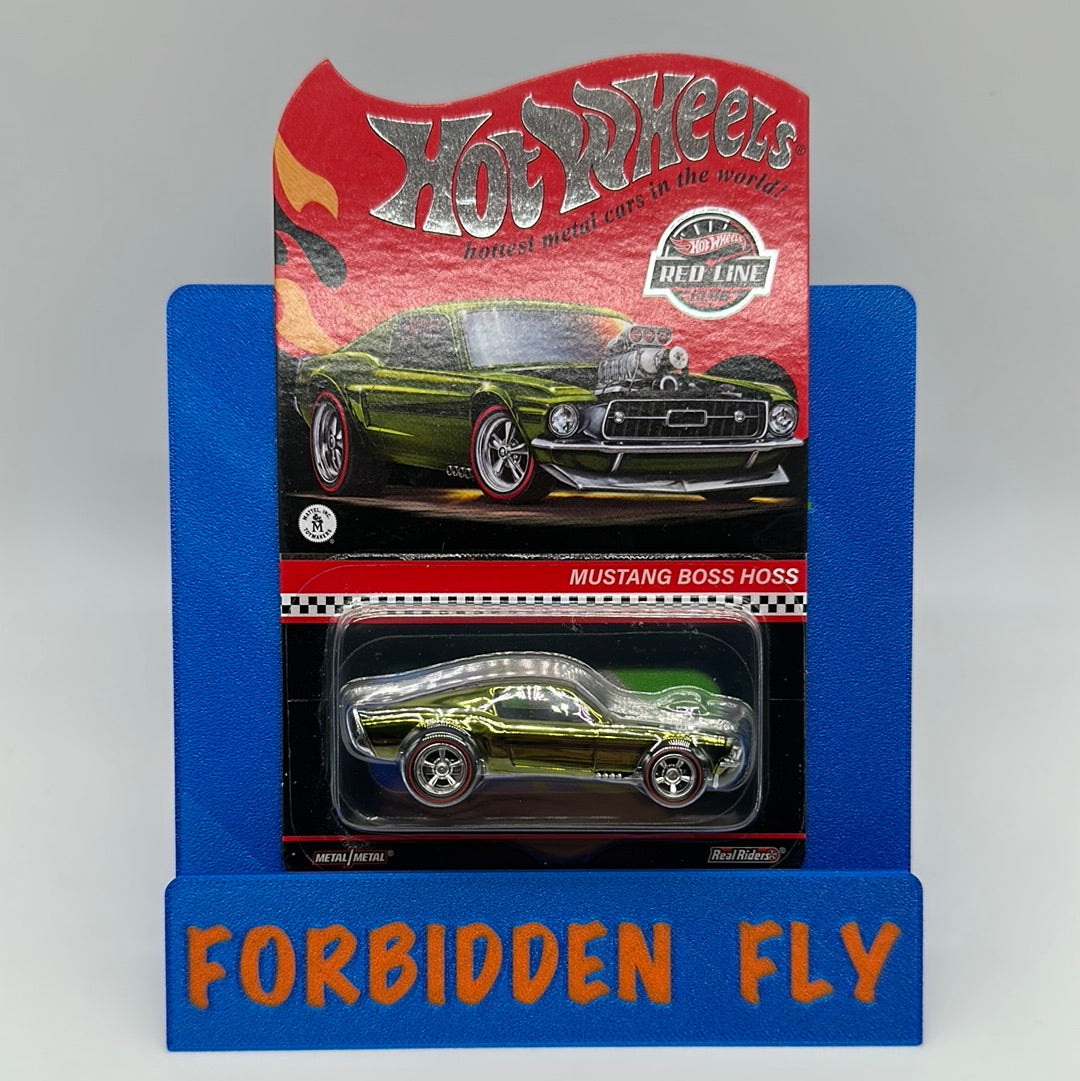 Hot Wheels RLC Red Line Club - 2021 Release - Green Mustang Boss Hoss