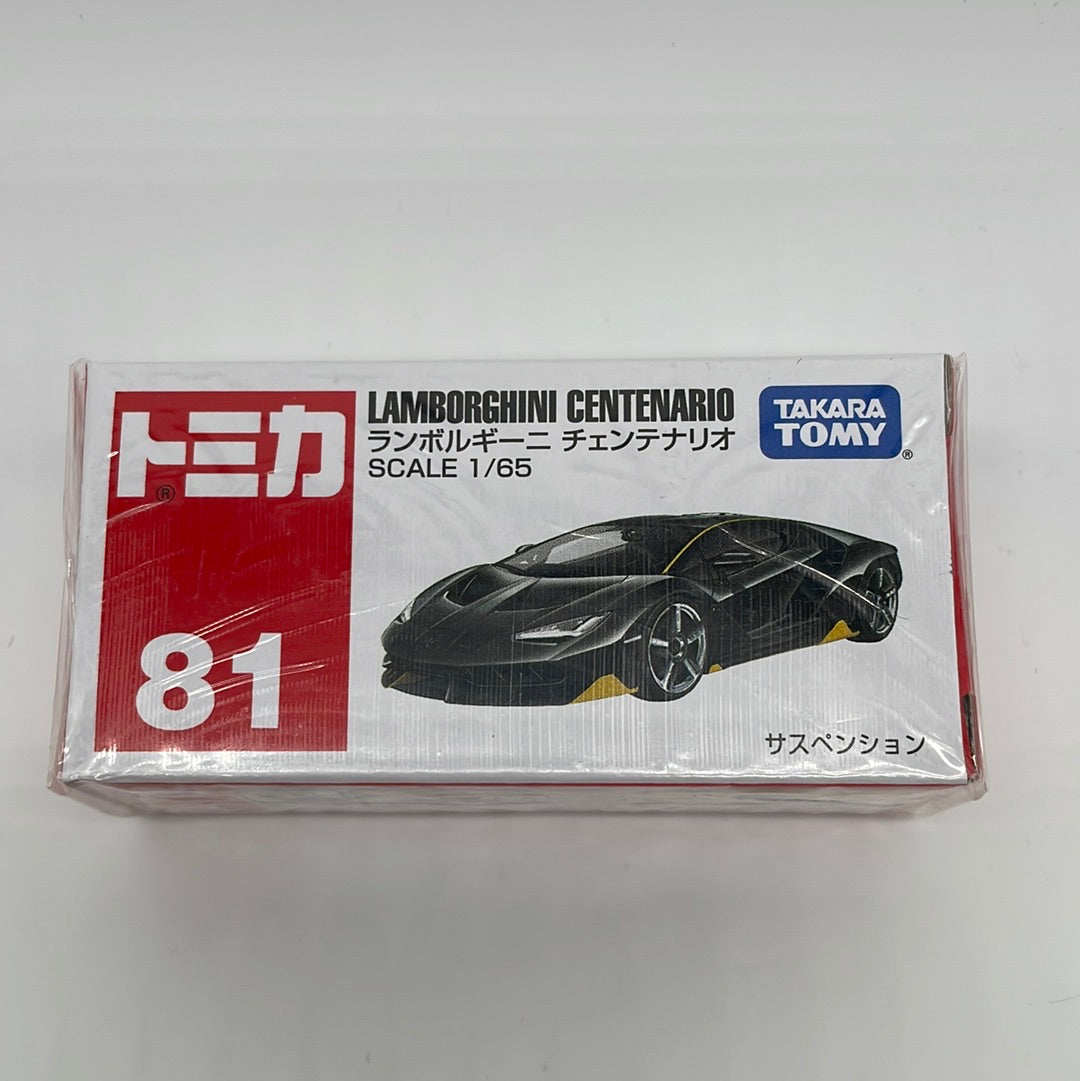 Tomica (Takara Tomy) - Standard - #81 - Lamborghini Centenario - Black