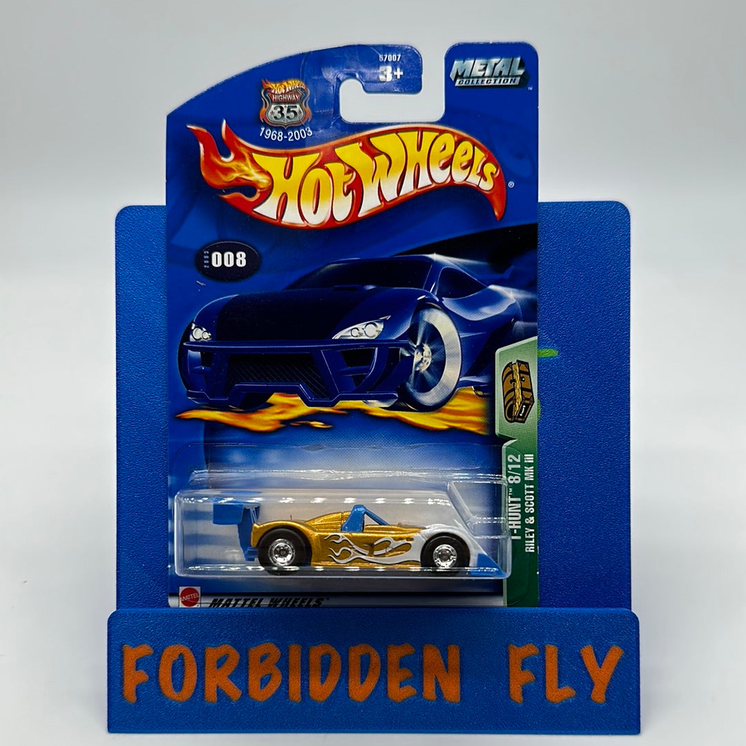 Hot Wheels Regular Treasure Hunt - 2003 (#8/12) - Riley & Scott MK III