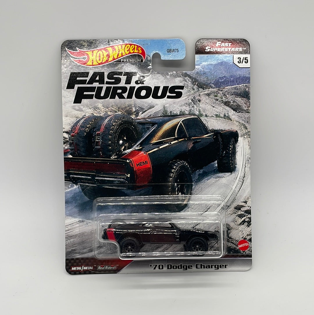 Hot Wheels Premium - Fast & Furious - Fast Superstars Series #3/5 - ‘70 Dodge Charger