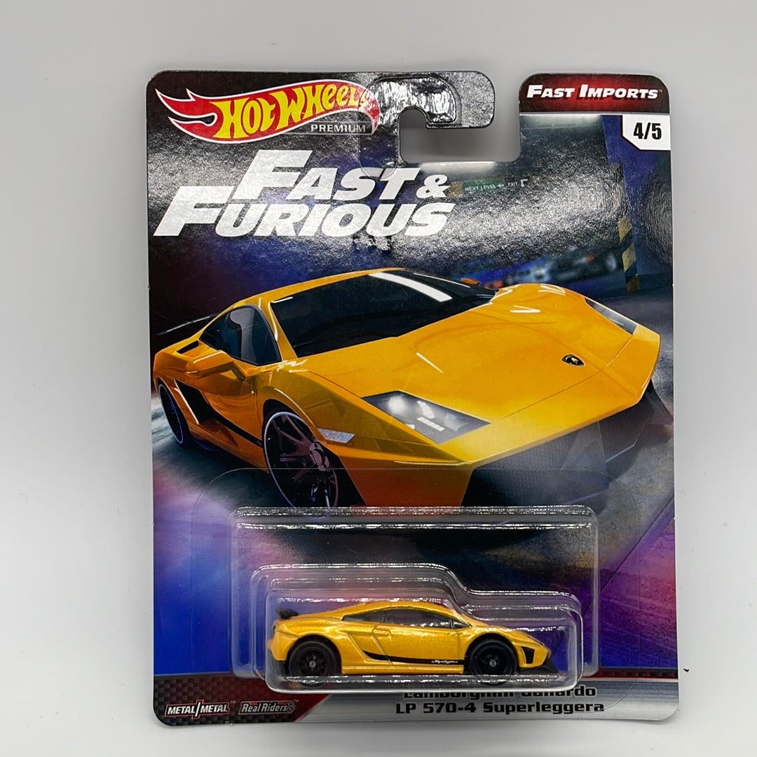 Hot Wheels Premium - Fast & Furious - Fast Imports Series # 4/5 - Lamborghini Gallardo LP 570-4 Superleggera