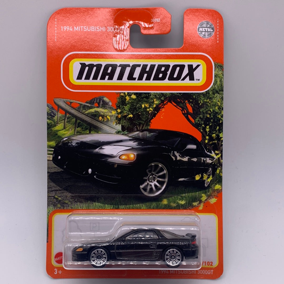 Matchbox Mainline - 2021 #64/102 - Black 1994 Mitsubishi 3000GT