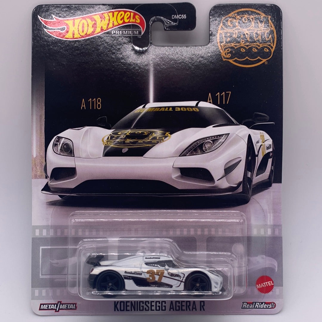 Hot Wheels Retro Entertainment - 2021 Mix B Premium Series Single - Gumball 3000 Koenigsegg Agera R