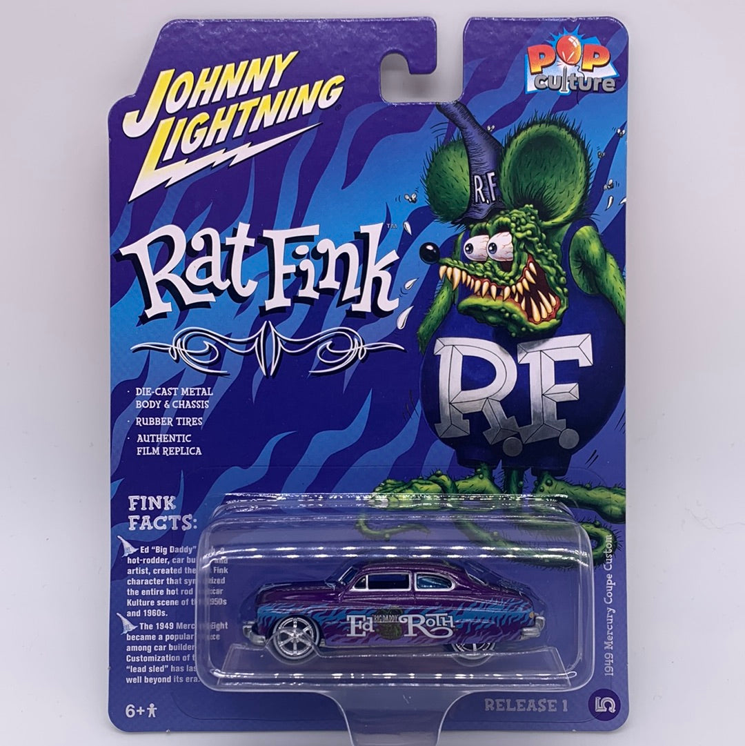 Johnny Lightning Pop Culture Release 1 - Rat Fink 1949 Mercury Coupe Custom