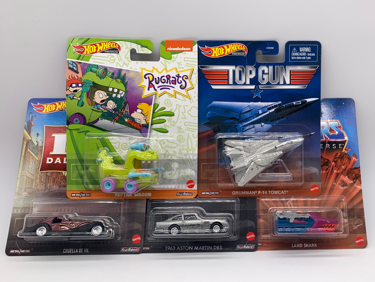 Hot Wheels Premium - Retro Entertainment 2021 Mix A - Set of 5