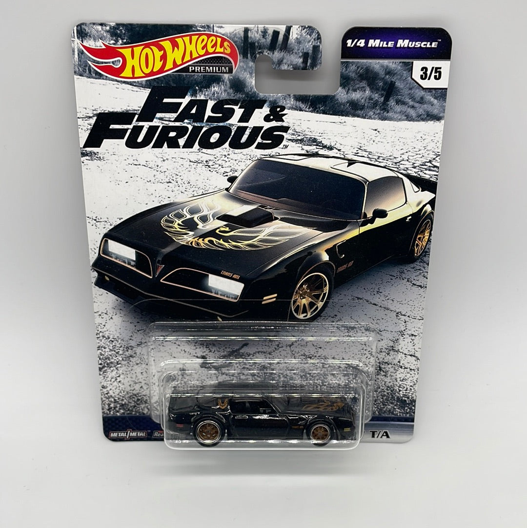 Hot Wheels Premium - Fast & Furious - 1/4 Mile Muscle Series #3/5 - ‘77 Pontiac Firebird T/A