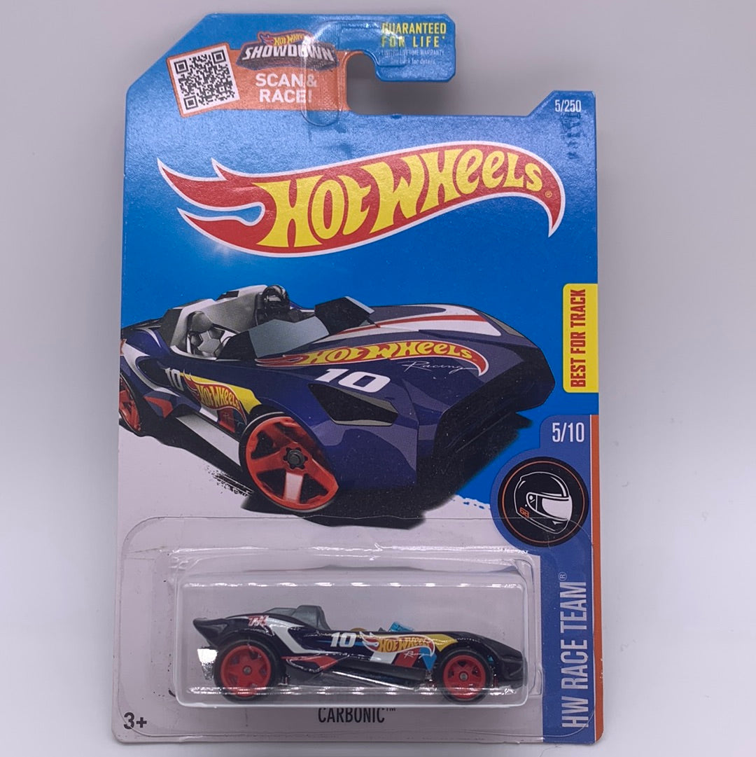 Hot Wheels Super Treasure Hunt - 2016 Q Case - Carbonic