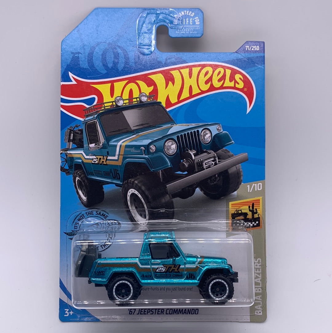 Hot Wheels 2020 Super Treasure Hunt - ‘67 Jeepster Commando *Cracked Blister*