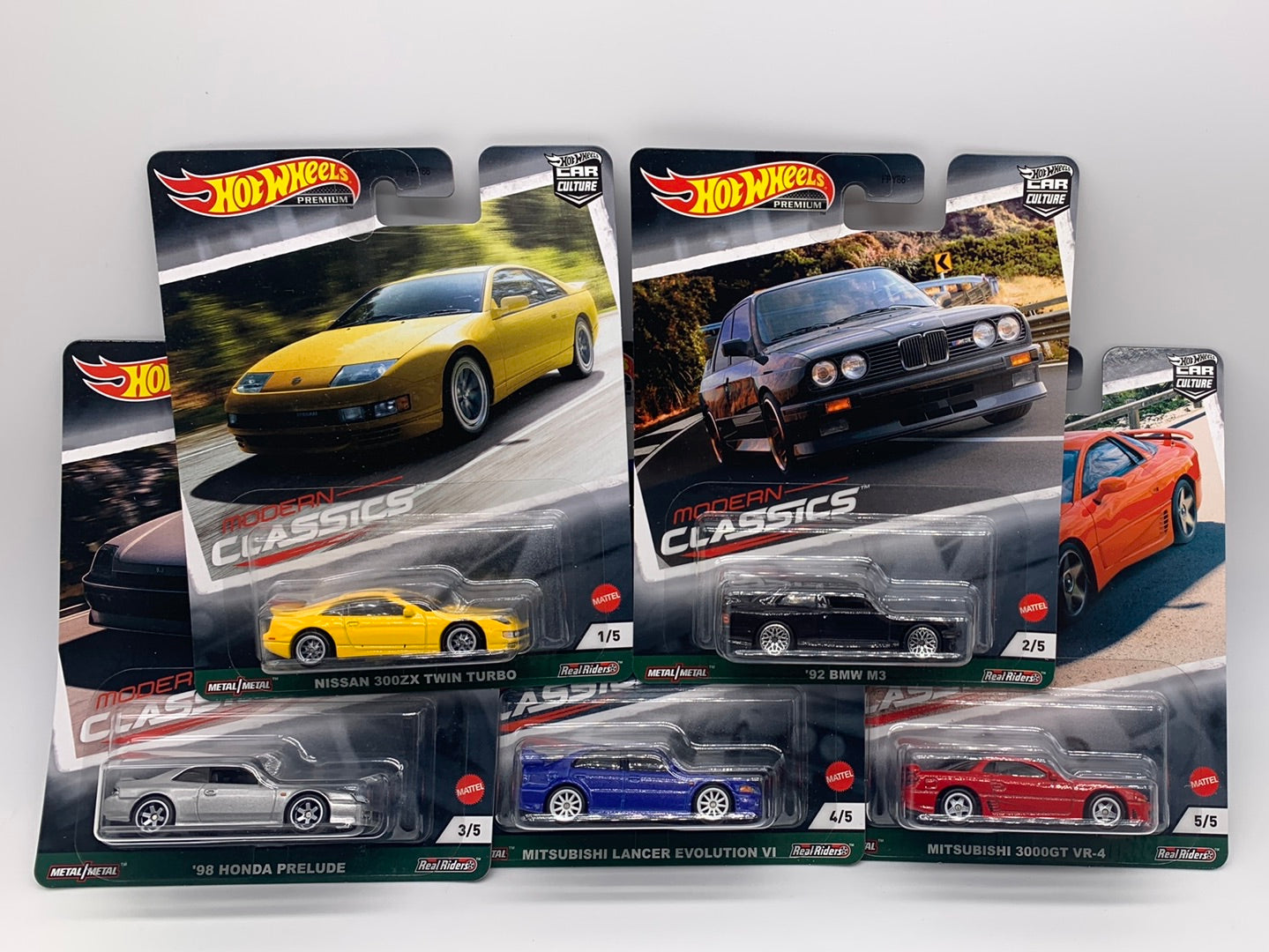 Hot Wheels Car Culture Premium - Modern Classics Series 3 Complete Set of 5