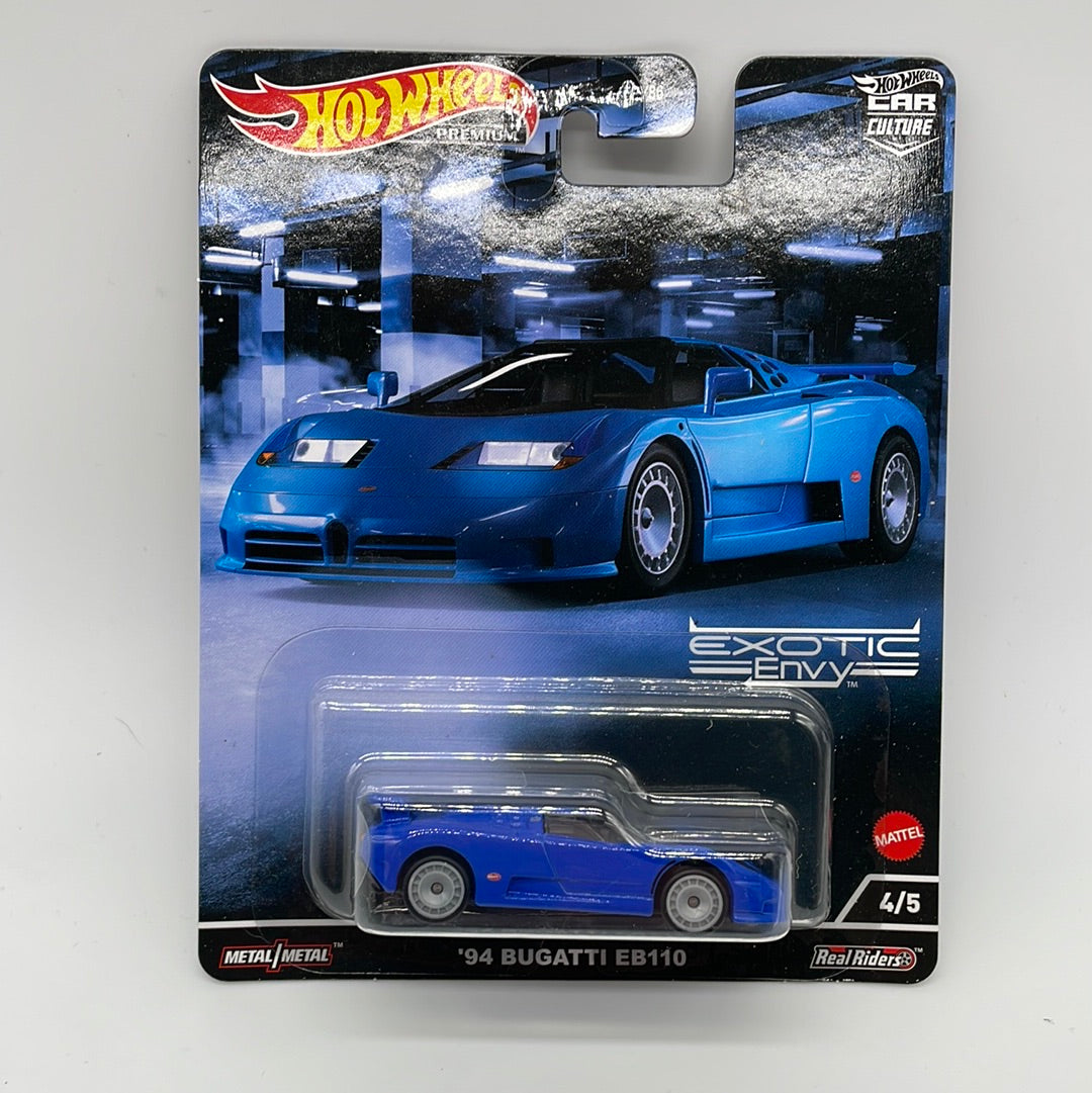 Hot Wheels Car Culture Premium - 2022 Exotic Envy Series - #4/5 - ‘94 Bugatti EB110