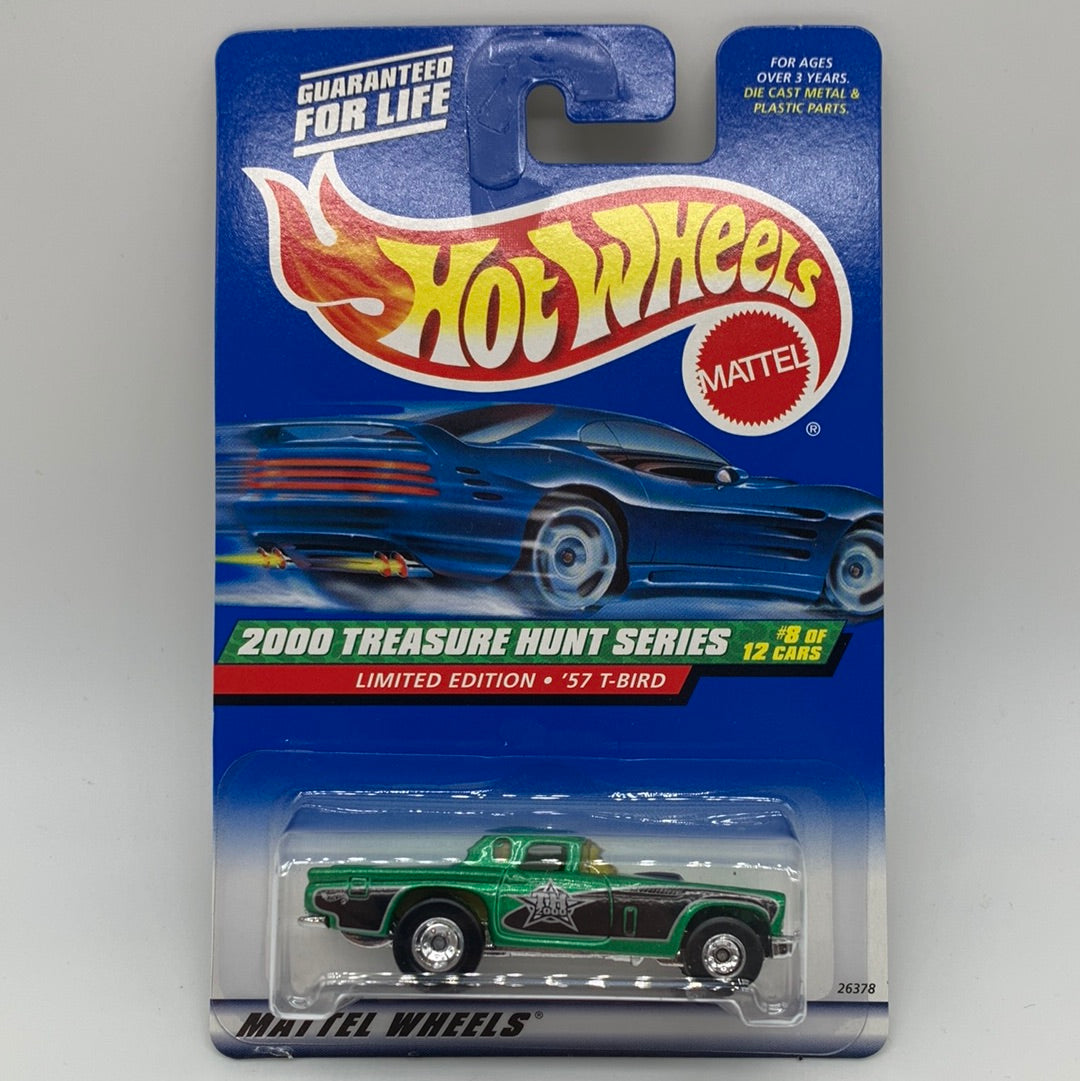 Hot Wheels Regular Treasure Hunt - 2000 (#8/12) - ‘57 T-Bird