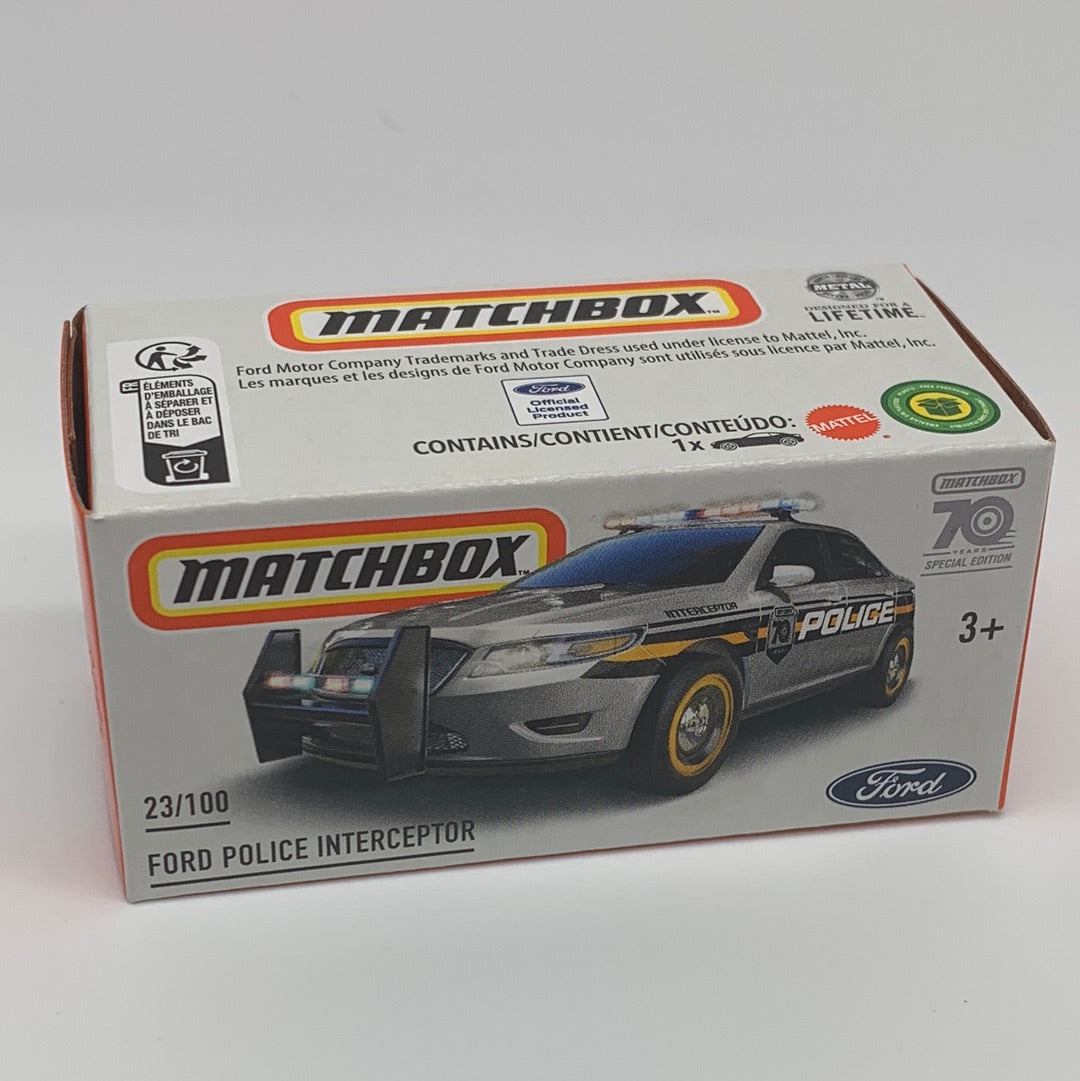 Matchbox Power Grabs - 70 Years #23/100 - Ford Police Interceptor