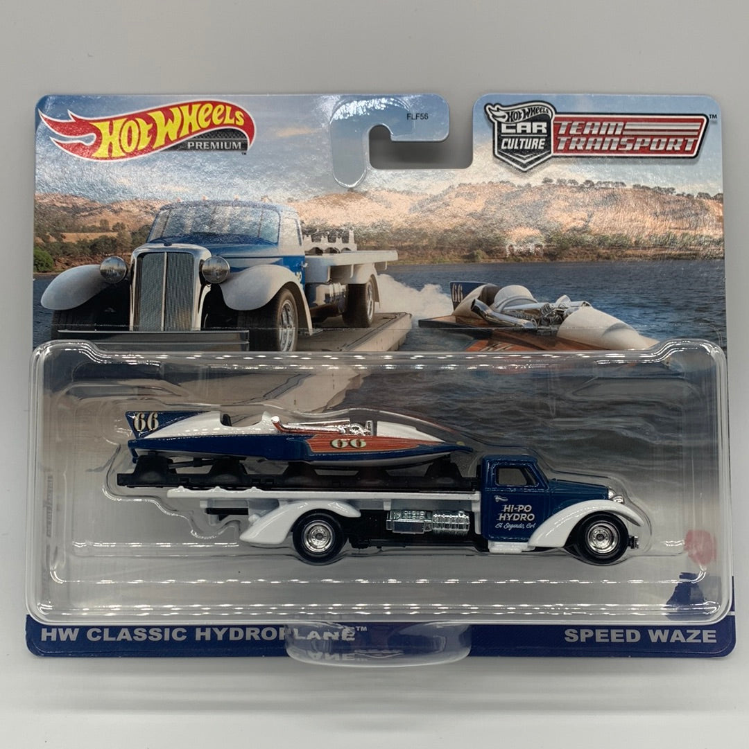 Hot Wheels Car Culture Team Transport - #49 - HW Classic Hydroplane & Speed Waze