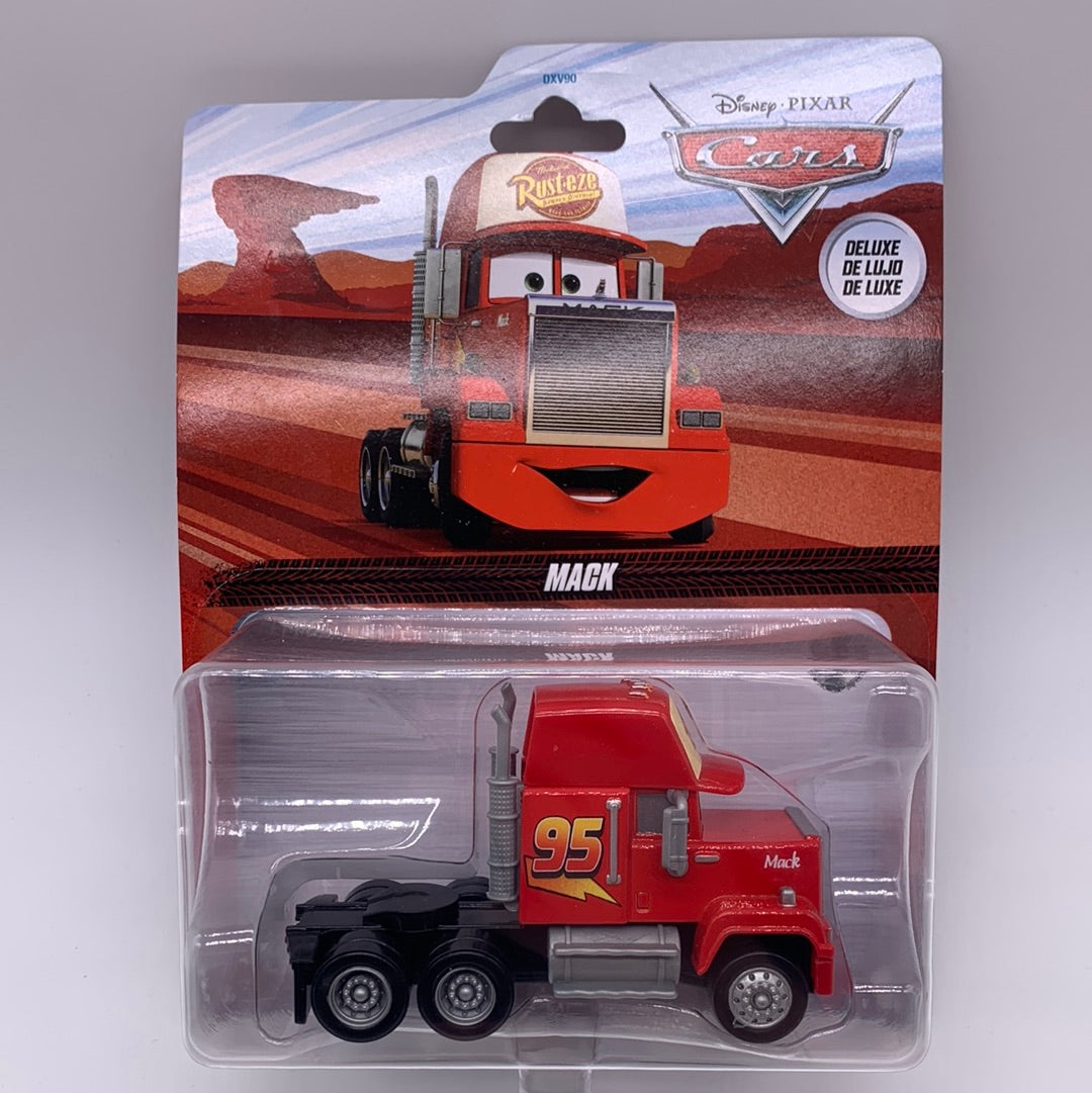 Disney Pixar Cars Movie Deluxe Size Mack Semi Cab (Lightning McQueen Hauler)